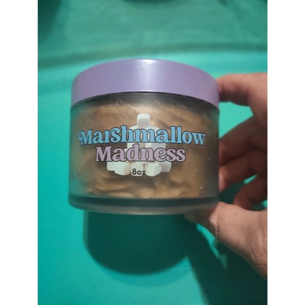 Marshmallow madness body scrub